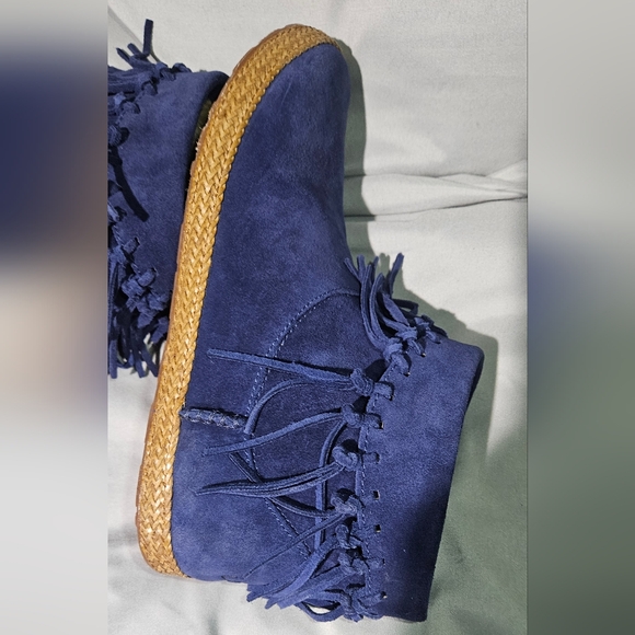 UGG Australia Shenendoah Fringe Ankle Boots Size 7.5 - Picture 8 of 14